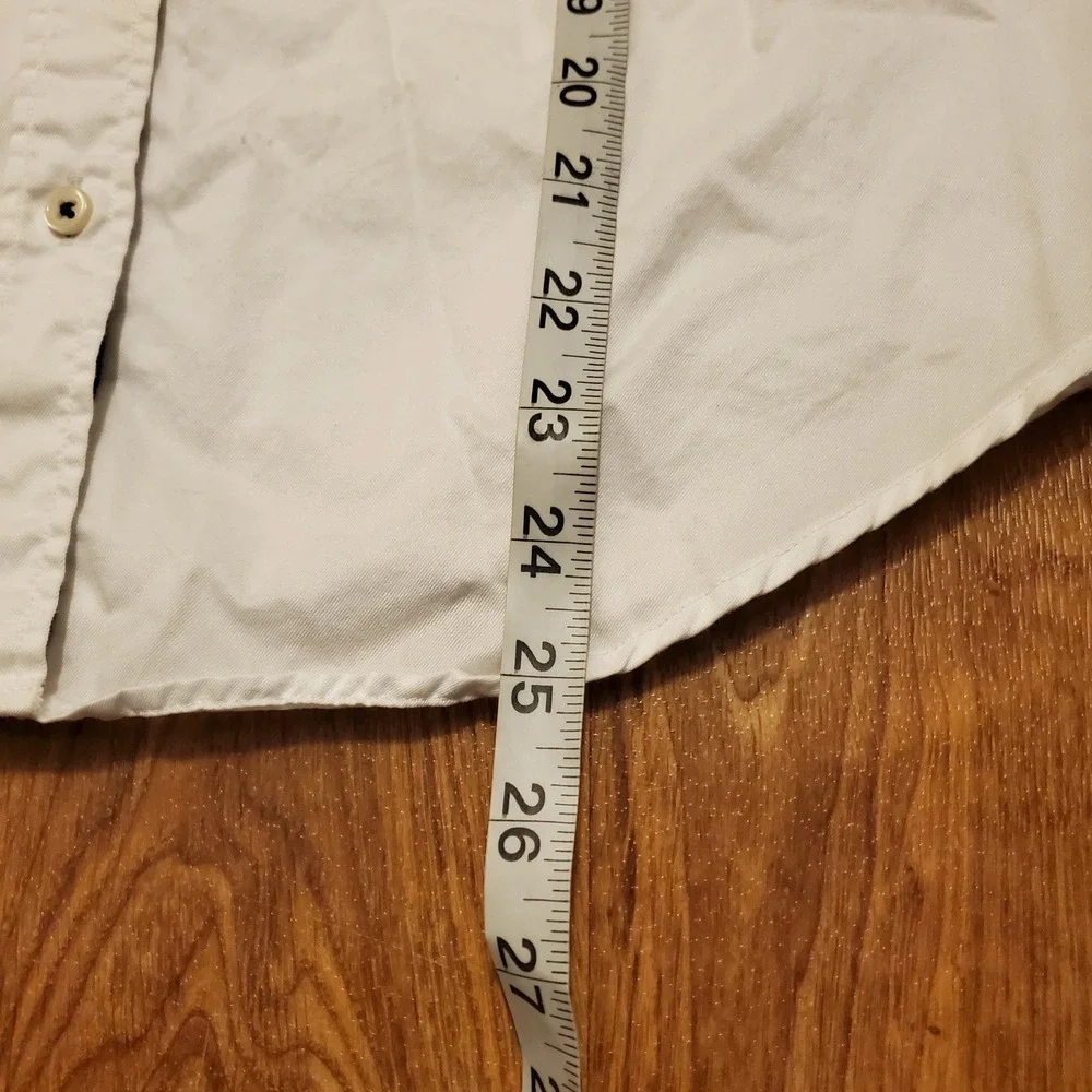 Peter Millar Golf Shirt Women Small White Georgia Bulldogs UGA Gingham Button Up - Picture 7 of 7